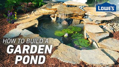 How to Build a Pond Step.